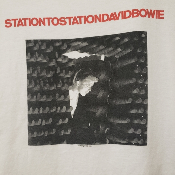 David Bowie Station to Station Shirt Mens Large - Picture 2 of 5